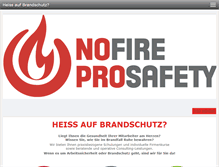 Tablet Screenshot of nofire.pro