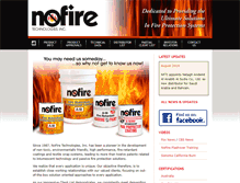 Tablet Screenshot of nofire.com
